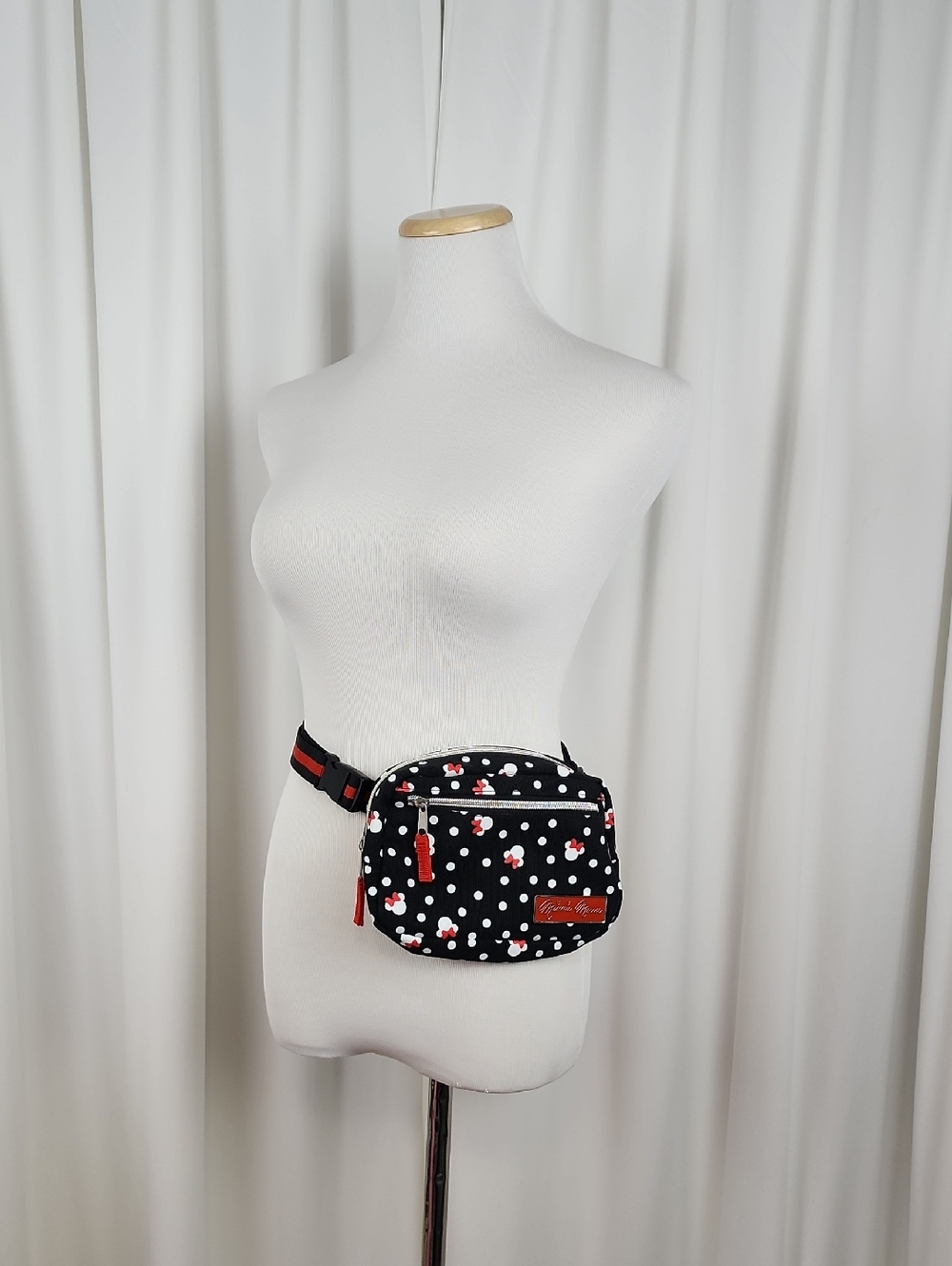 Disney Parks Minnie Mouse Belt Bag Black